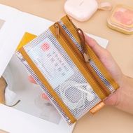 B7 File Storage Bag Transparent Passport Document Card Holder Card Holder Portable Travel Outing Por