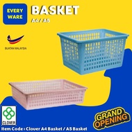 【Clover】A4 / A5 Size White Paper Basket