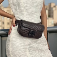 JWETNIK CBS-01DB GIVA IN DARK BROWN CHEST AND WAIST BAG NO LOGO