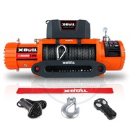 วินซ์ไฟฟ้า รอกไฟฟ้า X-Bull Electric Winch Orange 13000lbs (5.9 ตัน) 12V สายเชือกยาว 26 เมตร รับประกั