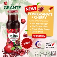 250ml GRANTE Pomegranate+Cherry Juice Jus Delima Original Delima Jus Pomegranate Juice Jus Jadi Tanp