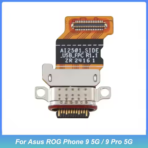 Charging Dock Port Flex Cable for Asus ROG Phone 9 5G / 9 Pro 5G USB Charging Dock Port Connector Fl