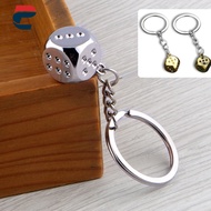 GANTUNGAN Dice Keychain Dice Keychain/ Six-Sided Dice Keychain Alloy Material for Gift Souvenirs
