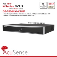 Hikvision DS-7604NXI-K1/4P 4-ch PoE 1U K Series AcuSense 4K NVR - Hikvision Acusense NVR
