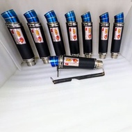 R3 Exhaust Red Leo for universal motorcycle pipe only Red Leo