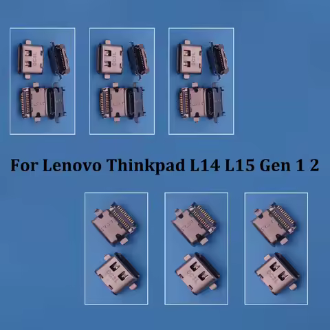 5-100PCS New Genuine Laptop Type-C Connector DC Power Jack Interface For Lenovo Thinkpad L14 L15 Gen