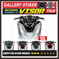 Sticker Striping Visor All New Pcx160 - decal Pcx160 - Sticker Windshield Pcx160 2021 2022