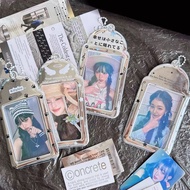 Ins Silver Card Holder Laser Idol Idol Idol 3-inch Small Card Photo Storage Display Pendant