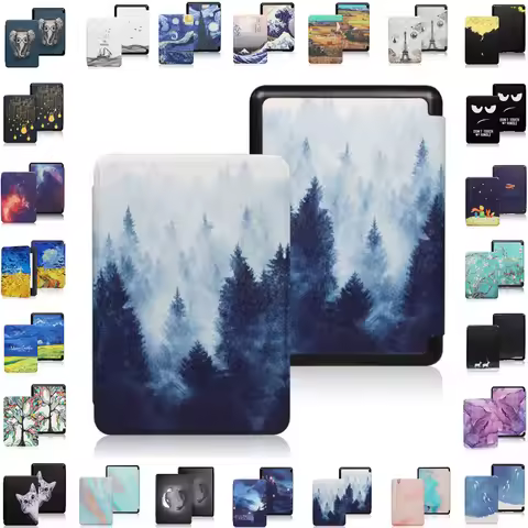 Cute Magnetic Case for Kindle Paperwhite 11th 12th Generation 6.8 7 Inch Paperwhite 4/3/2 6'' Kindle