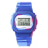 Casio G-Shock DWE-5600PR-2D  DWE-5600PR Interchangeable Strap &amp; Bezel Blue White Men's watch