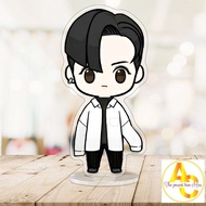 Acrylic mica standee printed with Korean music group exo decor study table desk