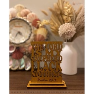 Bible Verse Wooden Tabletop Cut-out - Psalm 23:1