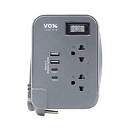 รางปลั๊กไฟ 2 ช่อง 1 สวิตช์ 2 U VOX F5ST3-NO03-2134