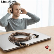 LIMERENCIA Earphone Replacement Cable, 3.5mm to Dual 2.5mm Flexible Aux Cable, 120cm/47.2in Upgrade 