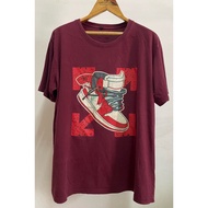 2nd Hand T-Shirt Classic High-Top Streetwear Tee-Iconic Sneaker Edition