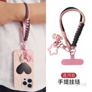 Lanyard telefon bimbit, tali pergelangan tangan pendek, tali tenunan tangan Eropah dan Amerika, kart