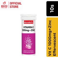 KORDELS VITAMIN C 1000MG + ZINC EFFEVERSCENT PASSION FRUITS 10S