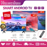 【Hancdon】Smart Televisions 32 inch 43 inch 55 inch LED TV 55 inch 4K UHD LED Televisi TV android 32/