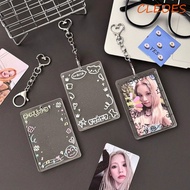 CLEOES Acrylic Photocard Holder, 2.7x4.1 Inch Transparent Photo Card Case, Creative Protetion Cover 