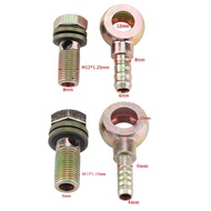 【BET】2pcs/Set x1.25mm Motorcycle Refit Oil Cooler Fittings  Ball Head Adapter[my]