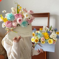 5 letter covers wrapped in luxurious flowers, colorful cardboard, size 43*54cm