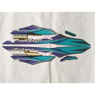Black honda astrea grand striping sticker 96