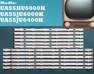 แถบไฟแบ็คไลท์ทีวี LED สําหรับ SAMSUNG 55 นิ้ว UA55KU6000K UA55JU6000K UA55JU6400K UA55KU6000 UA55JU6