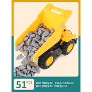 Children's Large Beach Excavator Engineering Dump Truck Digger Bulldozer Ride-On Toy Car for Boys1Ye