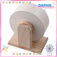 DAPHS Hamster Running Wheel, Wooden Silent Hamster Exercise Wheel, Non-Slip 6 Inch Small Animal Toys