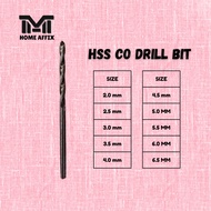 HOME AFFIX HSS Cobalt (HSS-Co) Drill Bit - High Performance Metal Drilling/ DRILL
