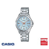 CASIO นาฬิกาข้อมือ CASIO รุ่น LTP-1308D-2AVDF วัสดุสเตนเลสสตีล สีขาว