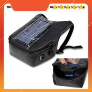 Túi Grab Da Túi Treo Ghi Đông Treo Đầu Xe Máy Cảm Ứng Điện Thoại Xem Google Map Chứa Đồ Siêu Tiện Lợ