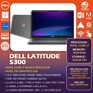 DELL LATITUDE 5000 SERIES - INTEL CORE i5/i7 PROCESSOR - 13/14 INCH FHD DISPLAY (TOUCHSCREEN) - 6/8/
