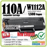 🔥WITH CHIP🔥 Compatible to HP 110A W1112A HP110A HP Laserjet 108 108A 108w HP 136 MFP 136a MFP 136w