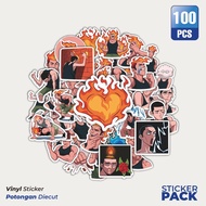 50 pcs Sasper The Gym Guy Stickers Creative Cute Decoration for Notebooks, Skateboards, hp