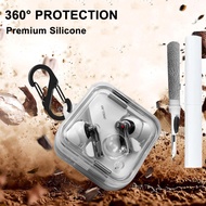 for Nothing Ear 2024 Wireless Earbuds with ChatGPT Integration Case Cover with Keychain,Lanyard and 