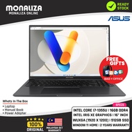 Asus Vivobook 16 Laptop (A1605V-AMB688WS) INTEL CORE I7-1355U INTEL IRIS XE GRAPHICS