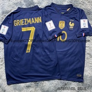 2022 France Jersey Home World Cup National Team Mbapei Benzemagiru Suit Custom Adult