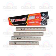 [ ECer ] Butterfly Plastic Ruler 20 CM Clear 20 CM Ruler/ Butterfly Glass Ruler/