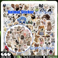 60pcs Cat Sticker Funny Cat Cartoon Sticker/Cat Meme Sticker For Laptop Skateboards Phone Case Decal