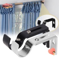 BEAUTY Curtain Rod Holder, Metal Hanger for 1 Inch Rod Curtain Rod Brackets, Fashion Adjustable Hardware Home Window Curtain Rod Support for Wall