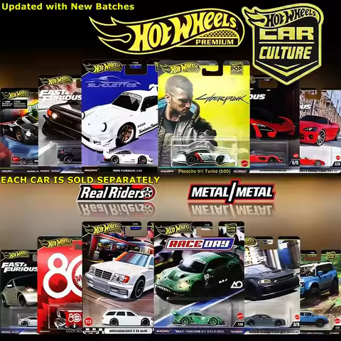 Assorted Original Hot Wheels Premium Car Culture Metal 1/64 Mazda HotWheels Miniatures Car Diecast M