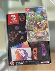 Nintendo Switch OLED 朱/紫版主機連遊戲