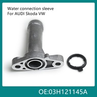 Aluminium connector Coolant connection tube 03H121145A for Q7 3.6 FSI quattro, Superb II 3.6 FSI 4x4