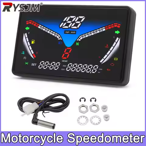 Universal Motorcycle Meter GPS Speedometer Digital Odometer Instrument Multi-function Trip ODO Fuel