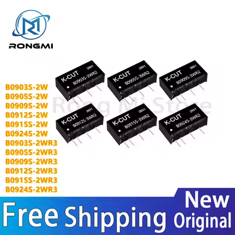 1PCS B0903S-2W B0905S-2W B0909S-2W B0912S-2W B0915S-2W B0924S-2W R3 9V TO 3.3V 5V 9V 12V 15V 24V 2W 