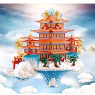 YZ118 CHINESE ARCHITECTURE THE SKY PALACE TOWER MINI BLOCKS