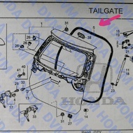 Original Brv Dg1 Trunk Door Rubber Cario Accessories