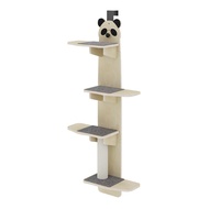 4-Levels Door Hanging Cat Climber Door Vertical Cat Rack Tower Plank for Indoor Cats Grab the Board 