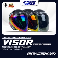 GRACSHAW G535 G555 VISOR HELMET TINTED VISOR GOLD VISOR GRACSHAW HELMET VISOR CERMIN TOPI ORIGINAL